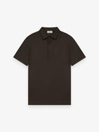 Supima Polo Schiller Collar S/S | Ebony Brown