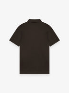 Supima Polo Schiller Collar S/S | Ebony Brown