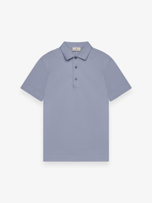 Supima Polo Schiller Collar S/S | Lavender