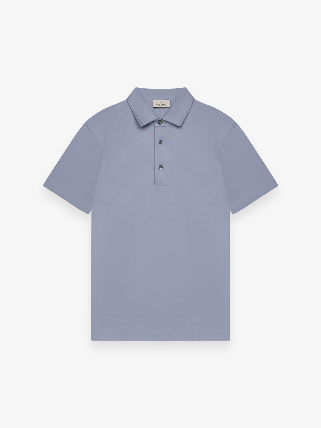 Supima Polo Schillerkragen Kurze Ärmel | Lavendel