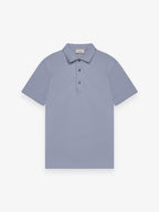 Supima Polo Schillerkragen Kurze Ärmel | Lavendel