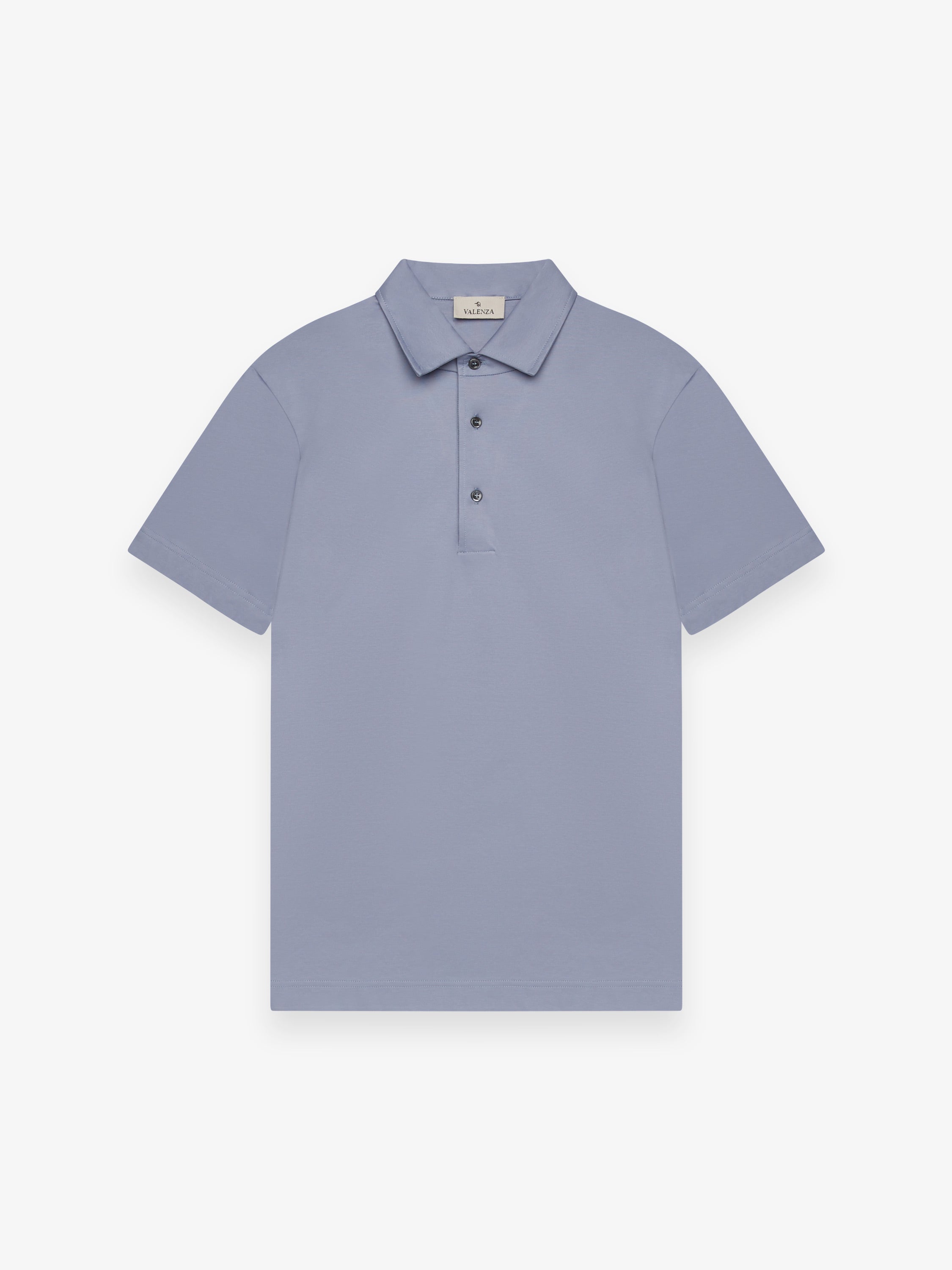 Supima Polo Schiller Collar Korte Mouwen | Lavendel