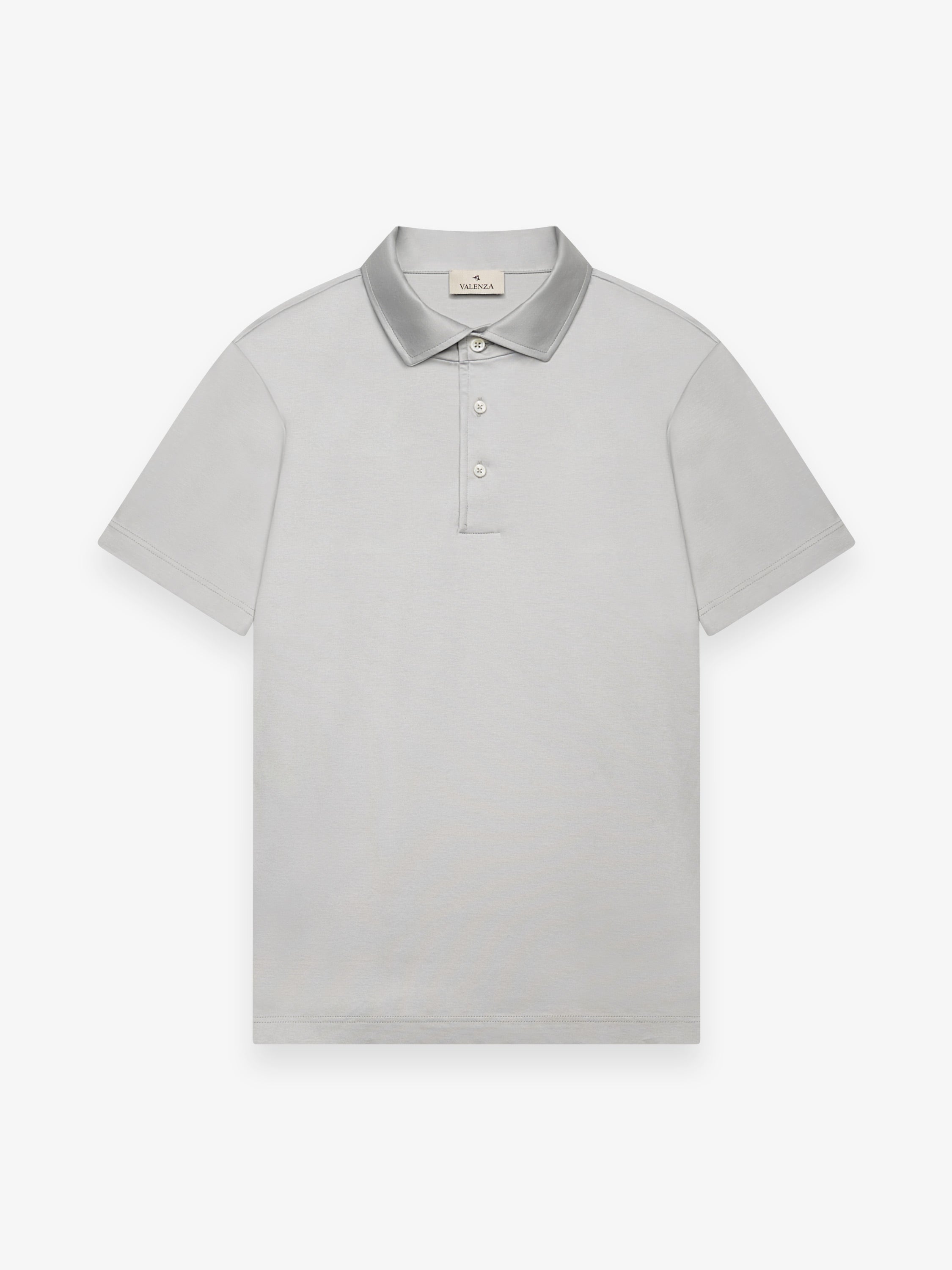 Supima Polo Schiller Collar S/S | Marble