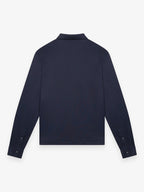 Supima Polo Schiller Collar L/S | Navy