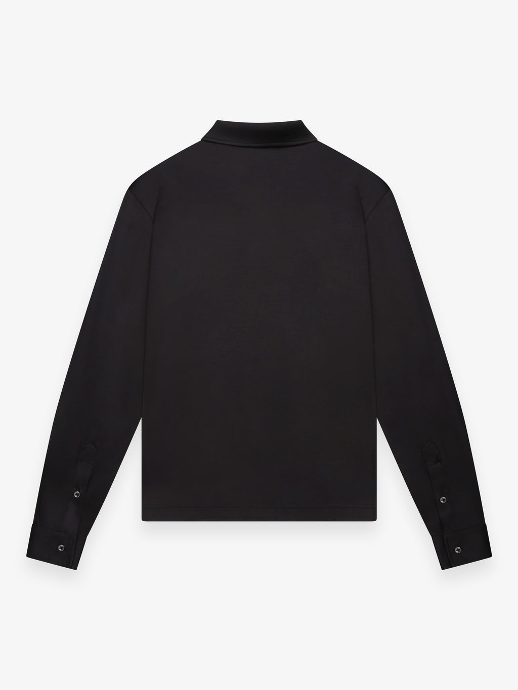 Supima Polo Schiller Collar L/S | Black
