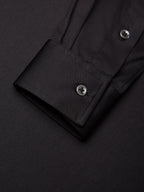 Supima Polo Schiller Collar L/S | Black
