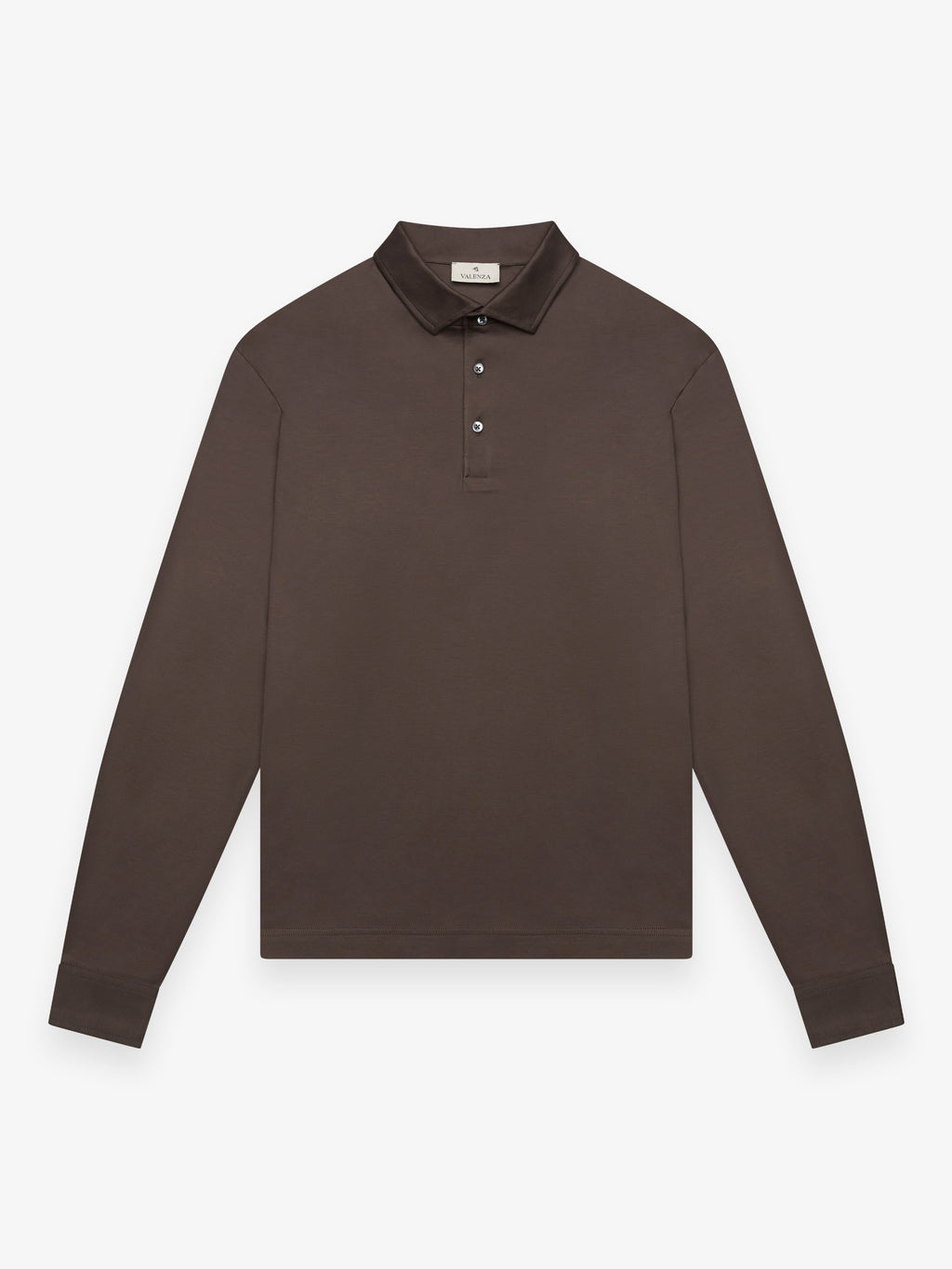 Polo Schiller Collar L/S | Ebony Brown