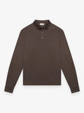 Polo Schiller Collar L/S | Ebony Brown