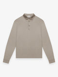 Polo Schiller Collar L/S | Lead Grey