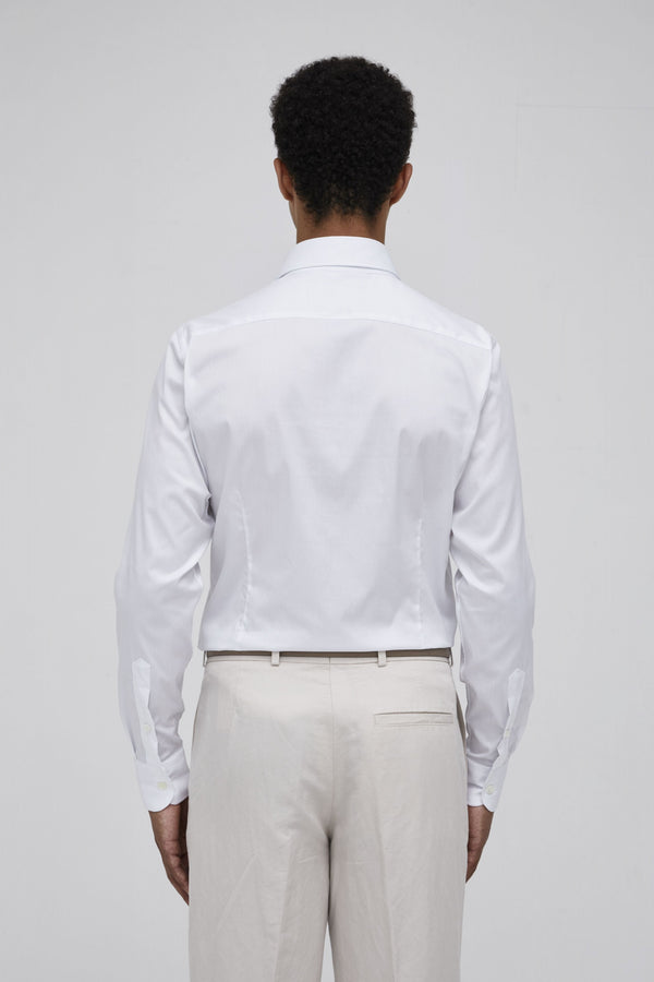 Shirt Stretch Twill | White