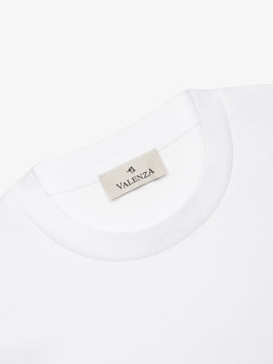 T-Shirt Interlock Supima Manche Longue | Blanc