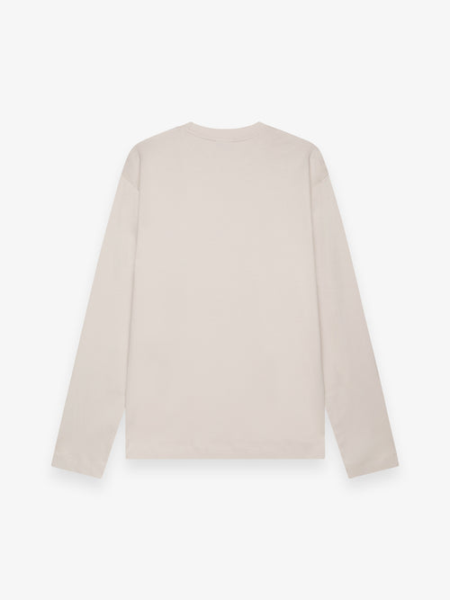 Interlock Supima T-Shirt Manica Lunga | Grigio Perla