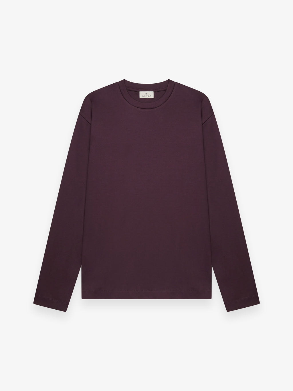 Interlock Supima T-Shirt L/S | Burgundy Red