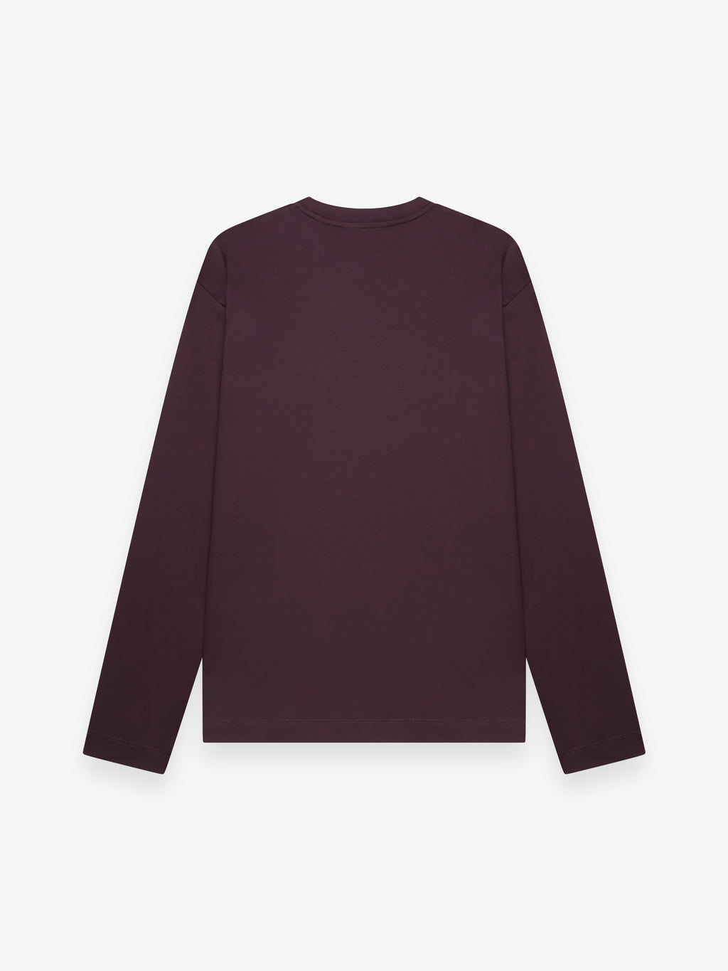 Interlock Supima T-Shirt L/S | Burgundy Red