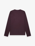 Interlock Supima T-Shirt L/S | Burgundy Red