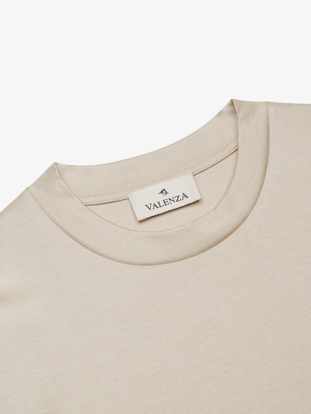 Interlock Supima T-Shirt L/S | Beige
