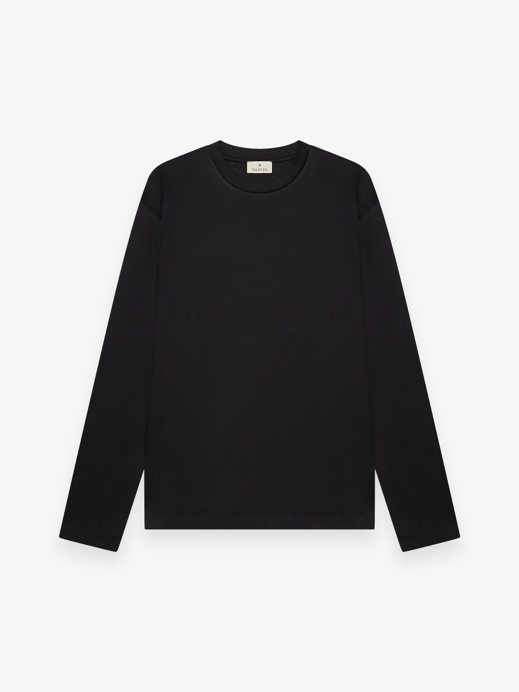 Interlock Supima T-Shirt L/S | Black