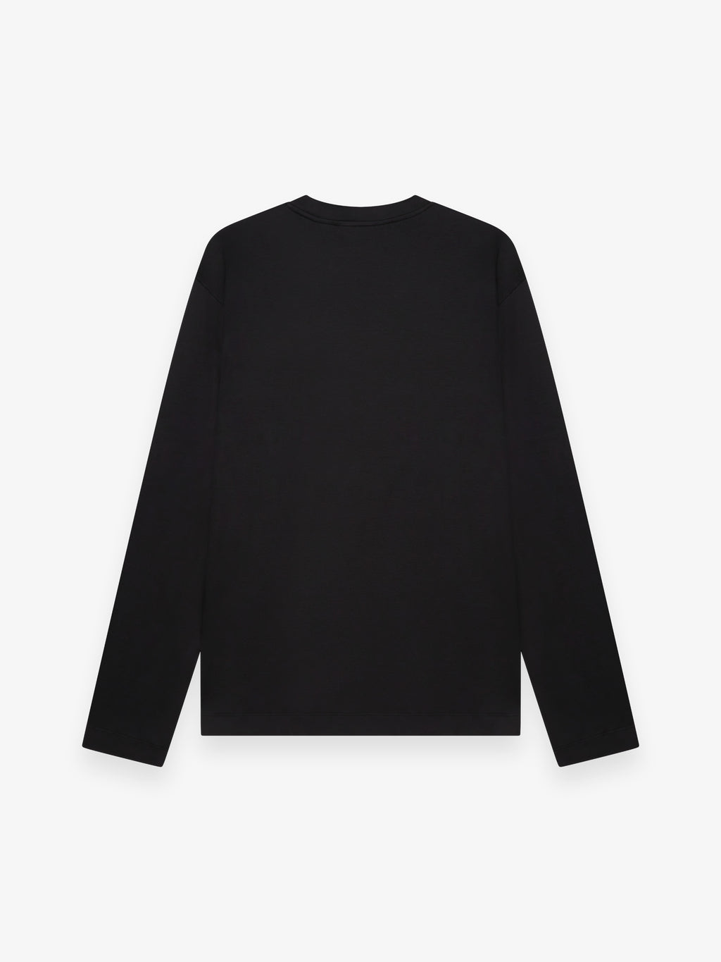 Interlock Supima T-Shirt L/S | Black
