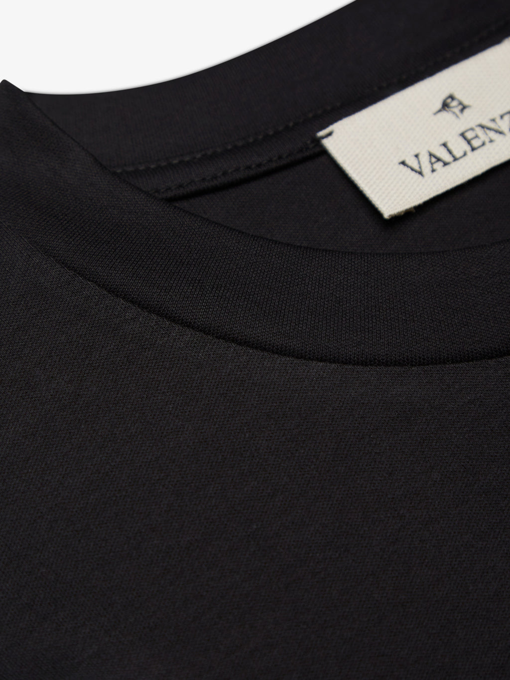 Interlock Supima T-Shirt L/S | Black