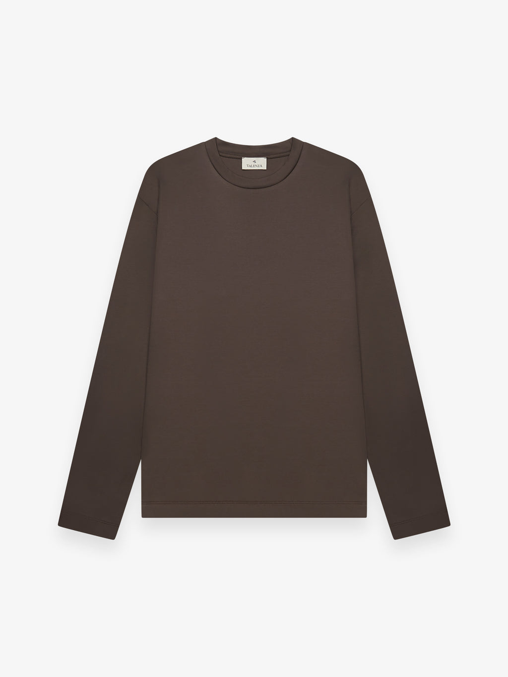 Interlock Supima T-Shirt L/S | Ebony Brown