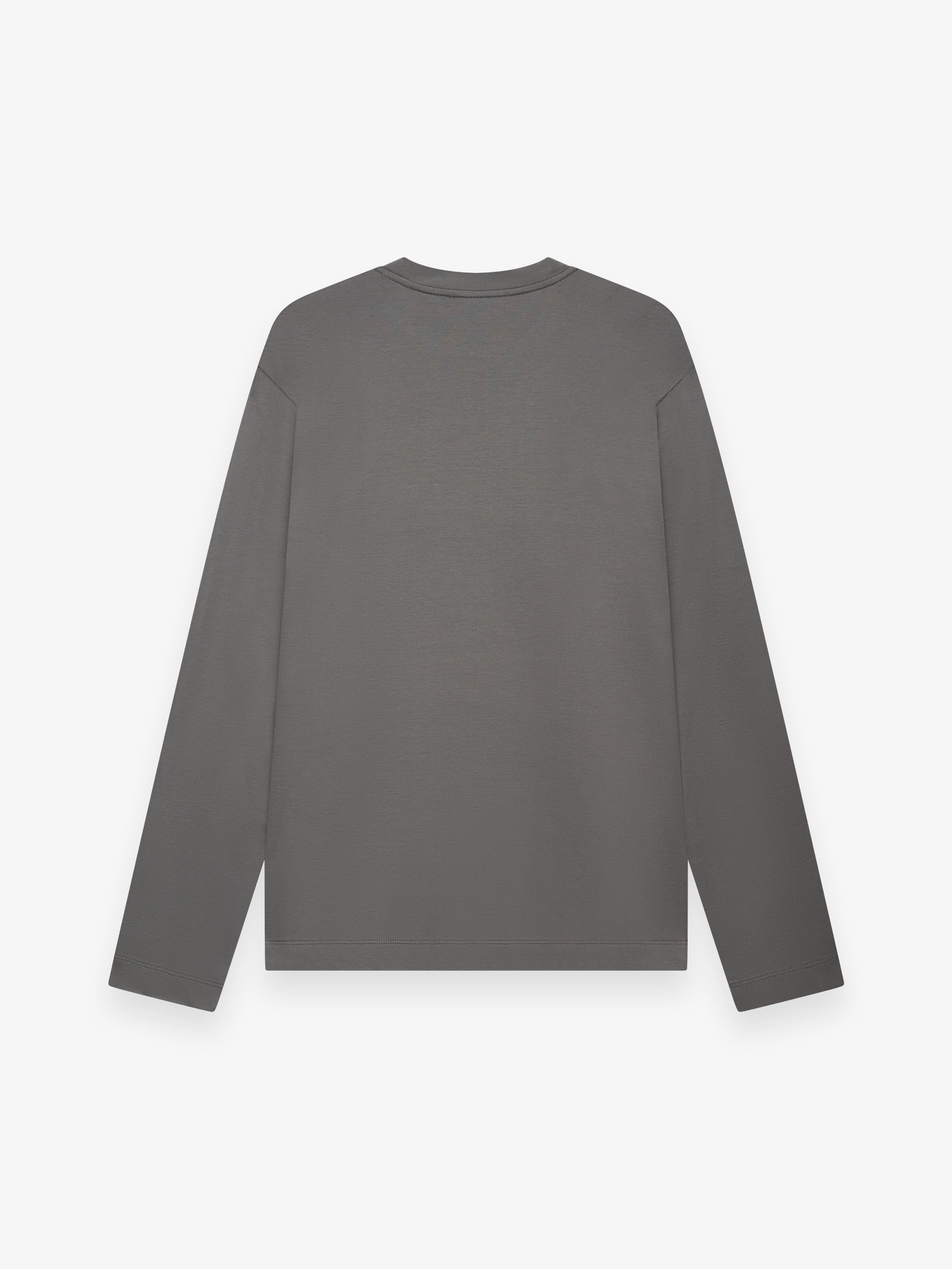 Interlock Supima T-Shirt L/S | Dark Grey
