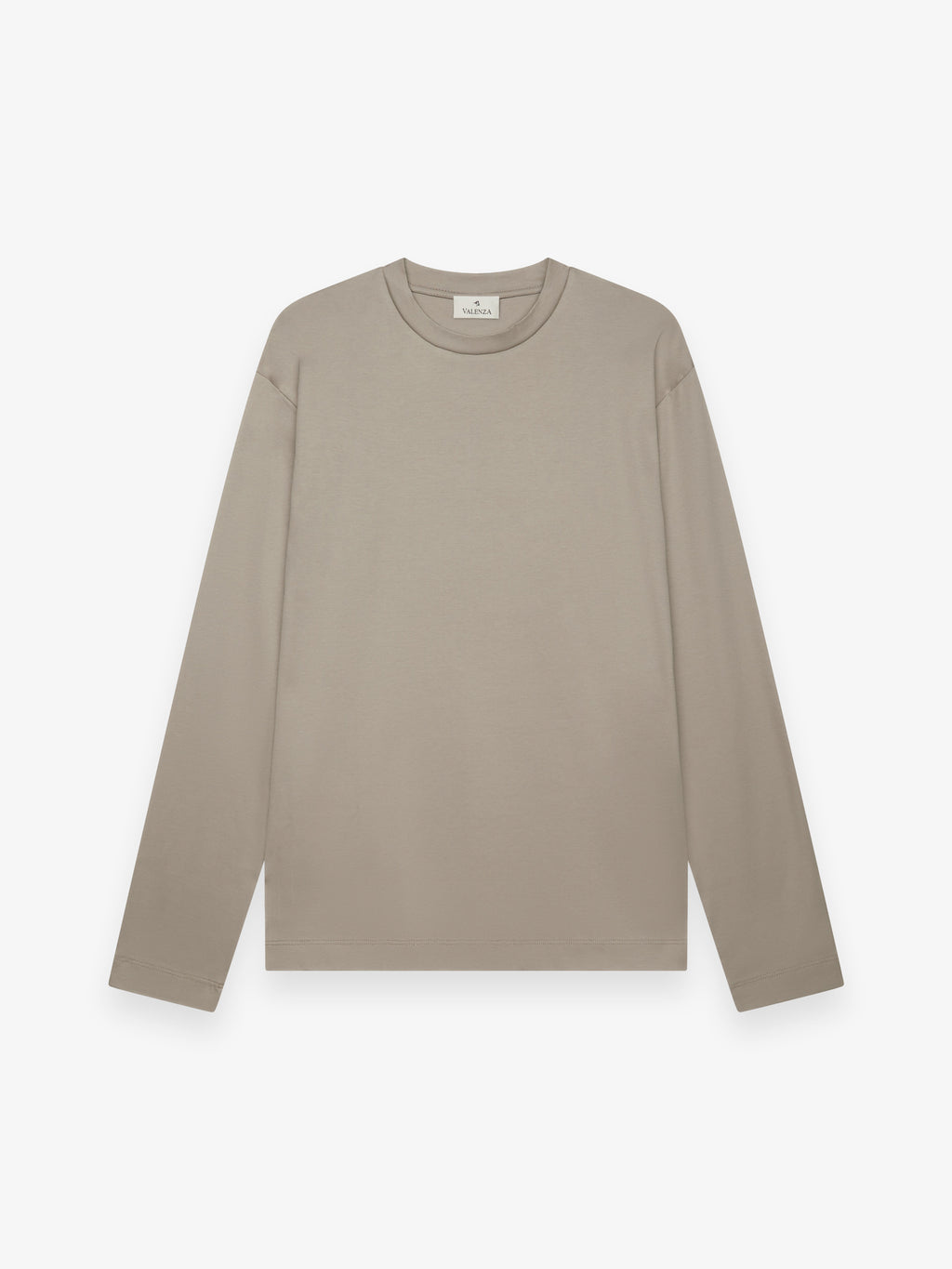 Interlock Supima T-Shirt L/S | Lead Grey