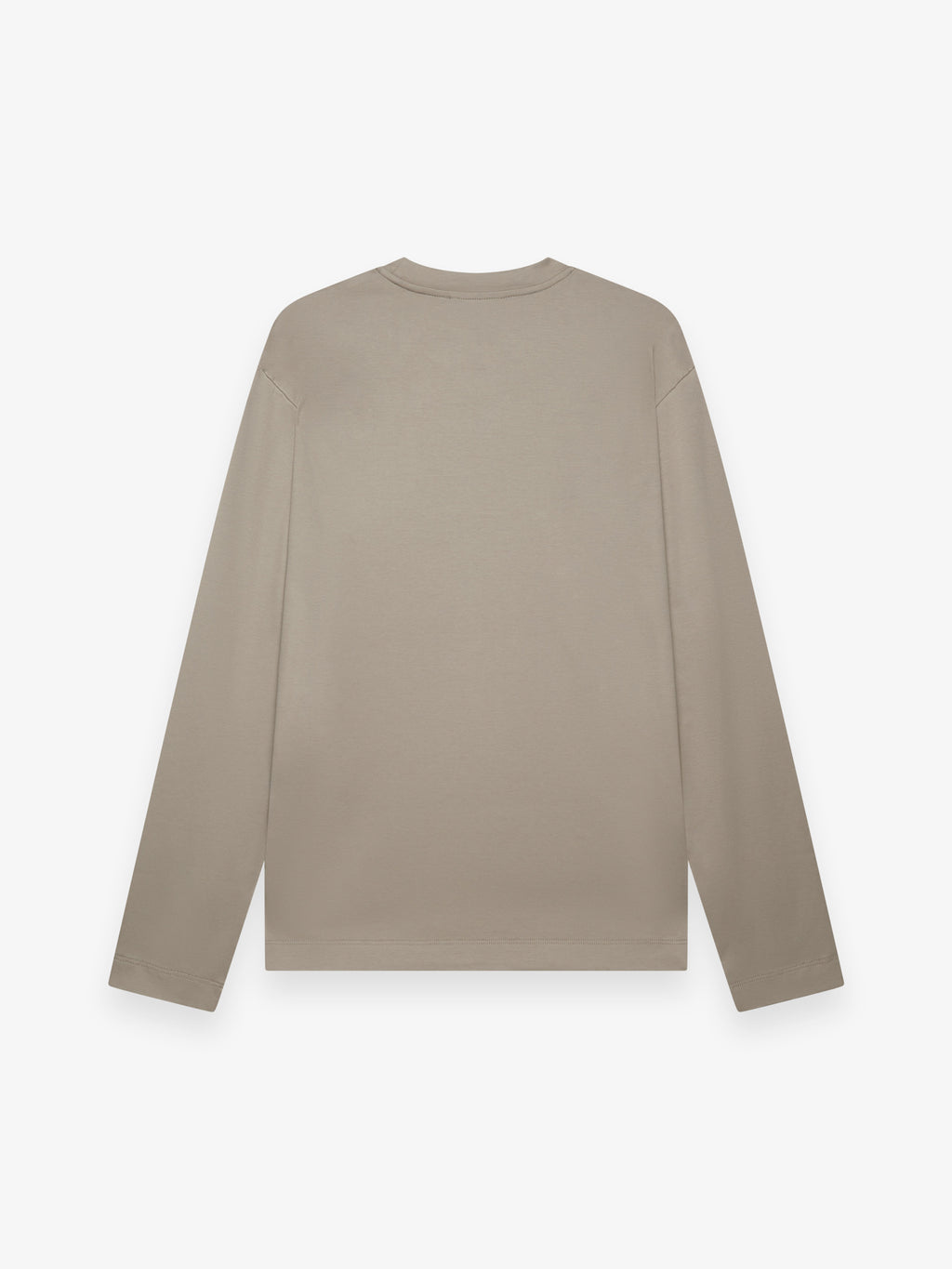 Interlock Supima T-Shirt L/S | Lead Grey