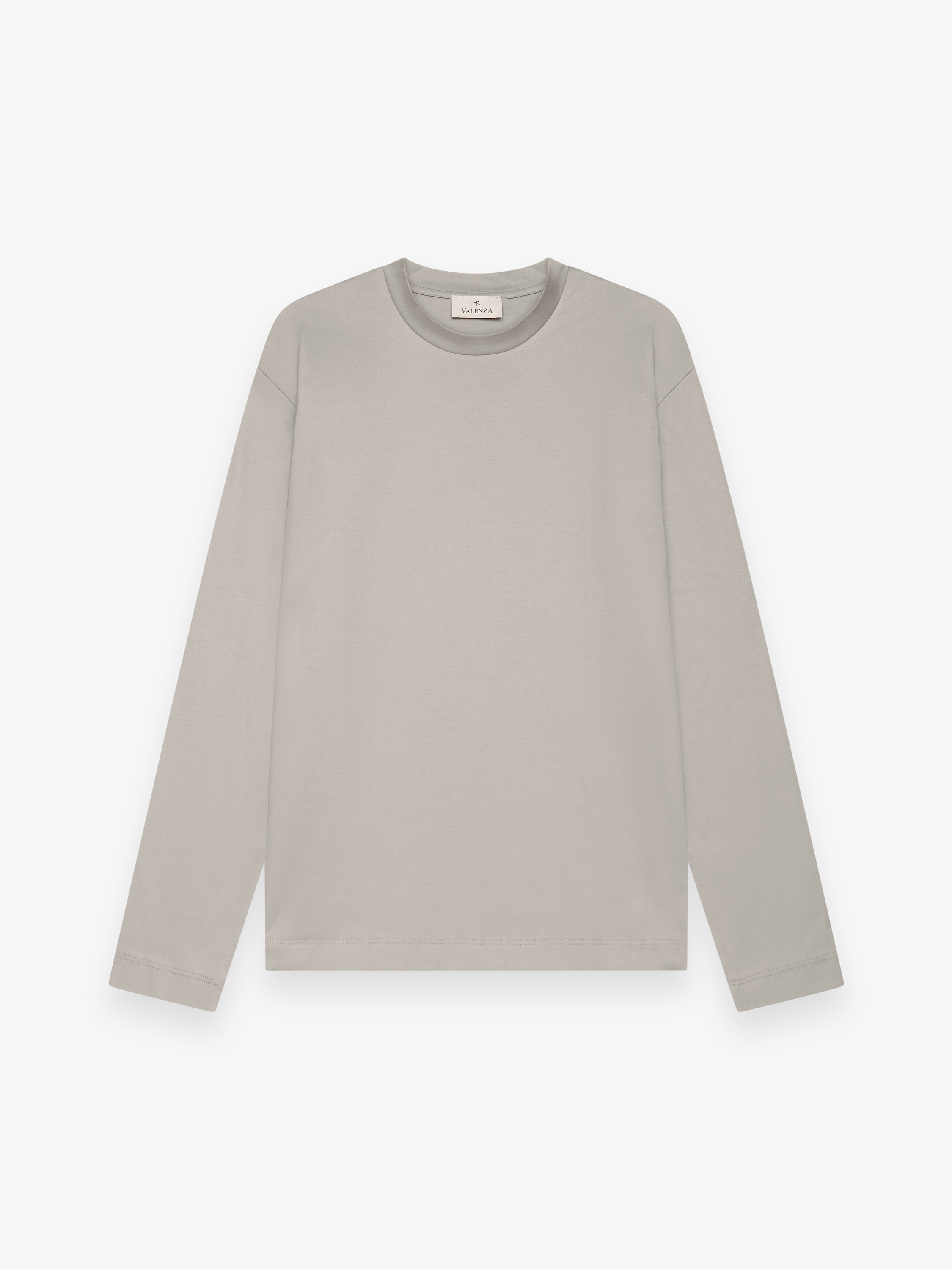 Interlock Supima T-Shirt L/S | Granite
