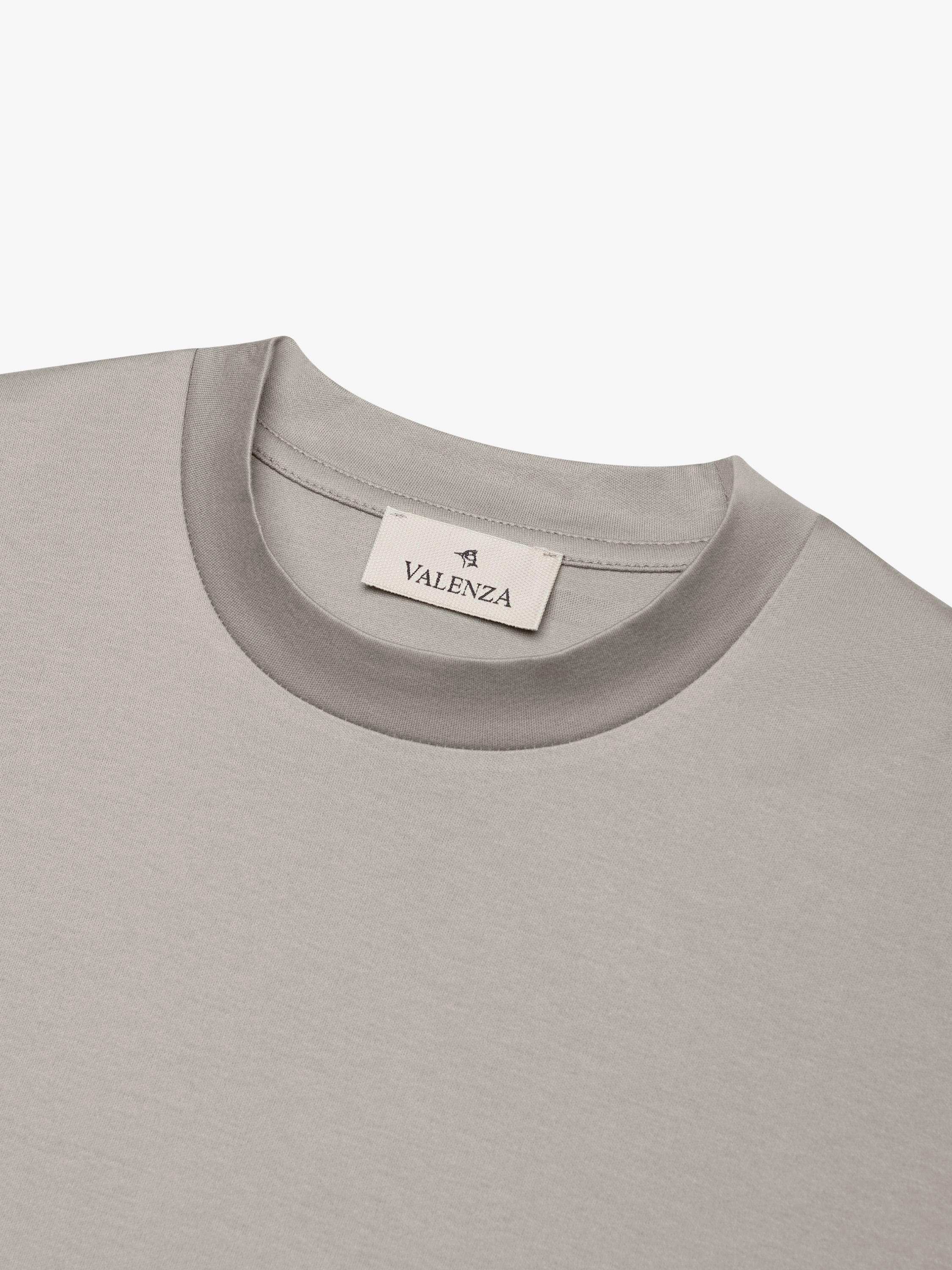 Interlock Supima T-Shirt L/S | Granite
