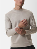 Interlock Supima T-Shirt L/S | Granite