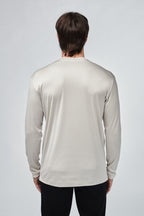 Interlock Supima T-Shirt L/S | Pearl Grey