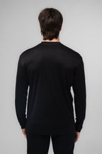 Interlock Supima T-Shirt L/S | Black