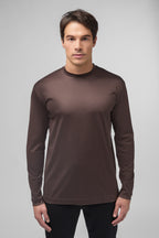 Interlock Supima T-Shirt L/S | Ebony Brown