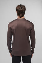 Interlock Supima T-Shirt L/S | Ebony Brown