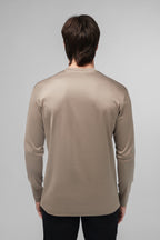 Interlock Supima T-Shirt L/S | Lead Grey