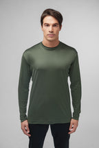 Interlock Supima T-Shirt Lange Ärmel | Grün