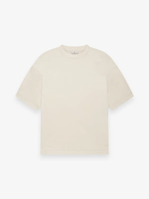 Interlock Supima Oversized T-shirt | Cream
