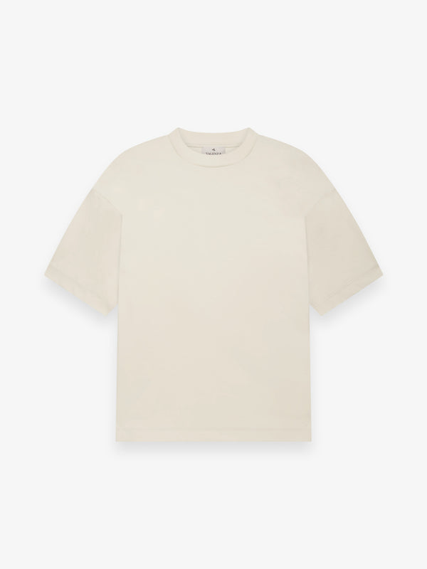 Interlock Supima Oversized T-shirt | Cream