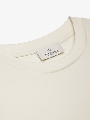 Interlock Supima Oversized T-shirt | Cream