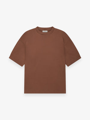 Interlock Supima Oversized T-shirt | Dark Brique