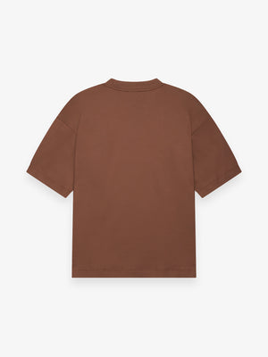 Interlock Supima Oversized T-shirt | Dark Brique