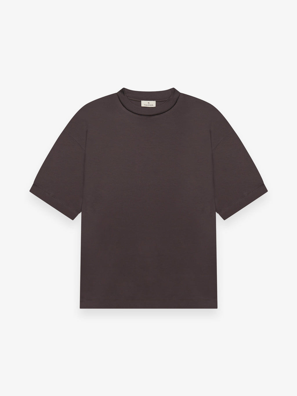 Interlock Supima Oversized T-shirt | Asphalt