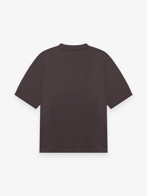 Interlock Supima Oversized T-shirt | Asphalt