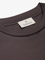 Interlock Supima Oversized T-shirt | Asphalt