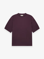 Interlock Supima Oversized T-shirt | Burgundy Red