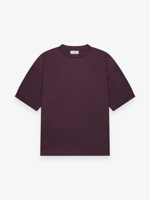 Interlock Supima Oversized T-shirt | Burgundy Red
