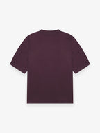 Interlock Supima Oversized T-shirt | Burgundy Red