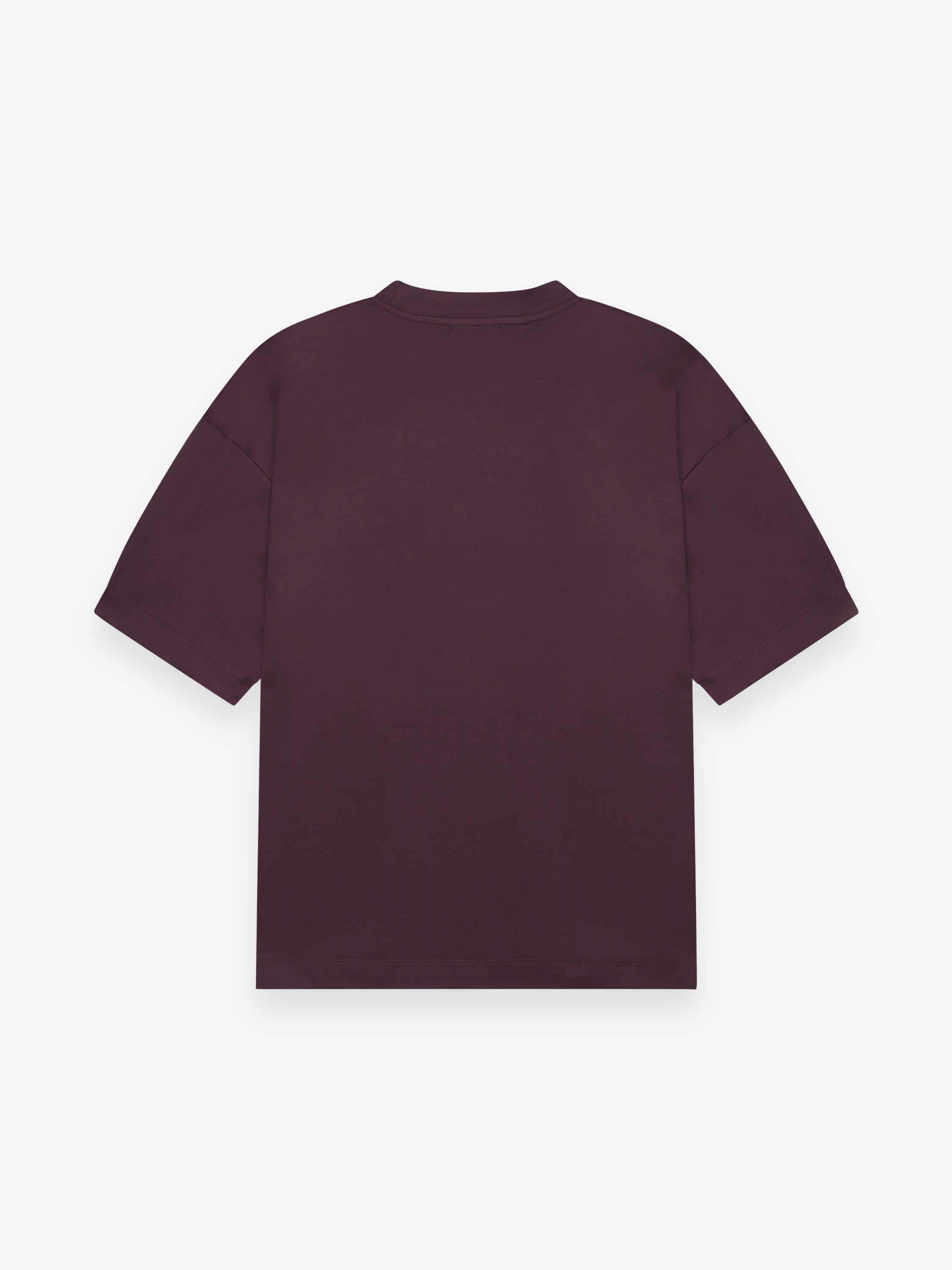 Interlock Supima Oversized T-shirt | Burgundy Red