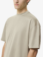 Interlock Supima Oversized T-shirt | Stone