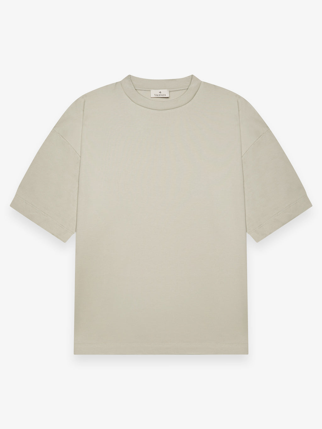 Interlock Supima Oversized T-shirt | Stone